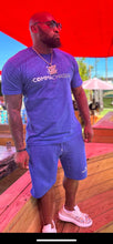 Load image into Gallery viewer, Royal blue short set
